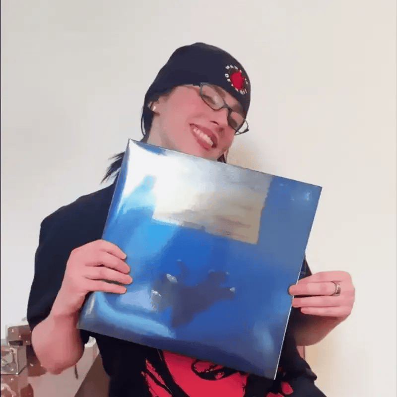Billie Eilish - Hit Me Hard And Soft - Anniversary Dark Blue & Orange Splatter (Vinyl LP)