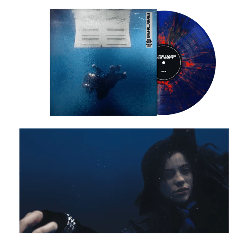 Billie Eilish - Hit Me Hard And Soft - Anniversary Dark Blue & Orange Splatter (Vinyl LP)