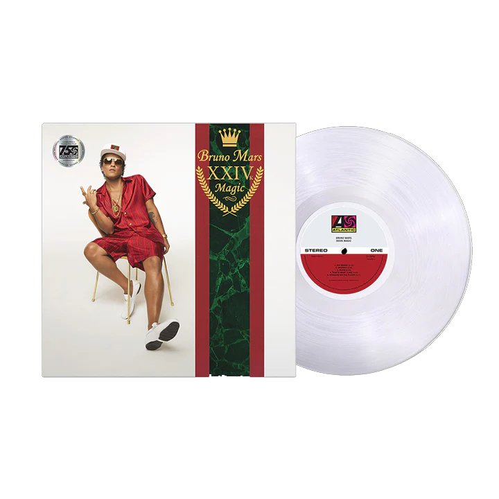 Bruno Mars - 24K Magic - Clear (Vinyl LP)