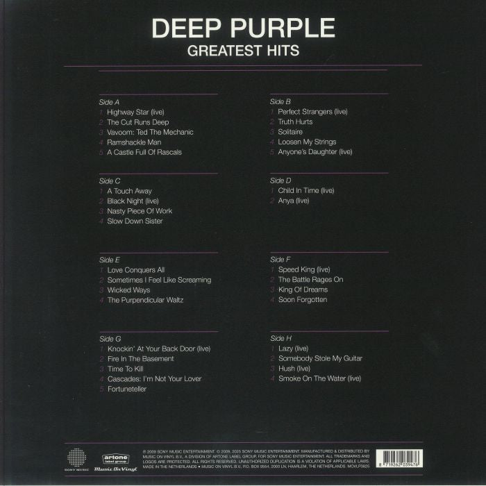 Deep Purple - Greatest Hits -