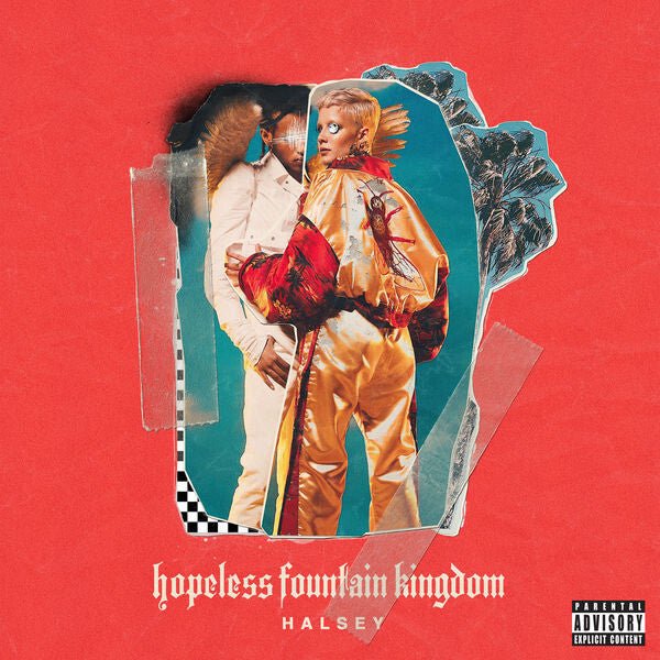 Halsey - Hopeless Fountain Kingdom - Clear with Teal Splatter (Vinyl LP)