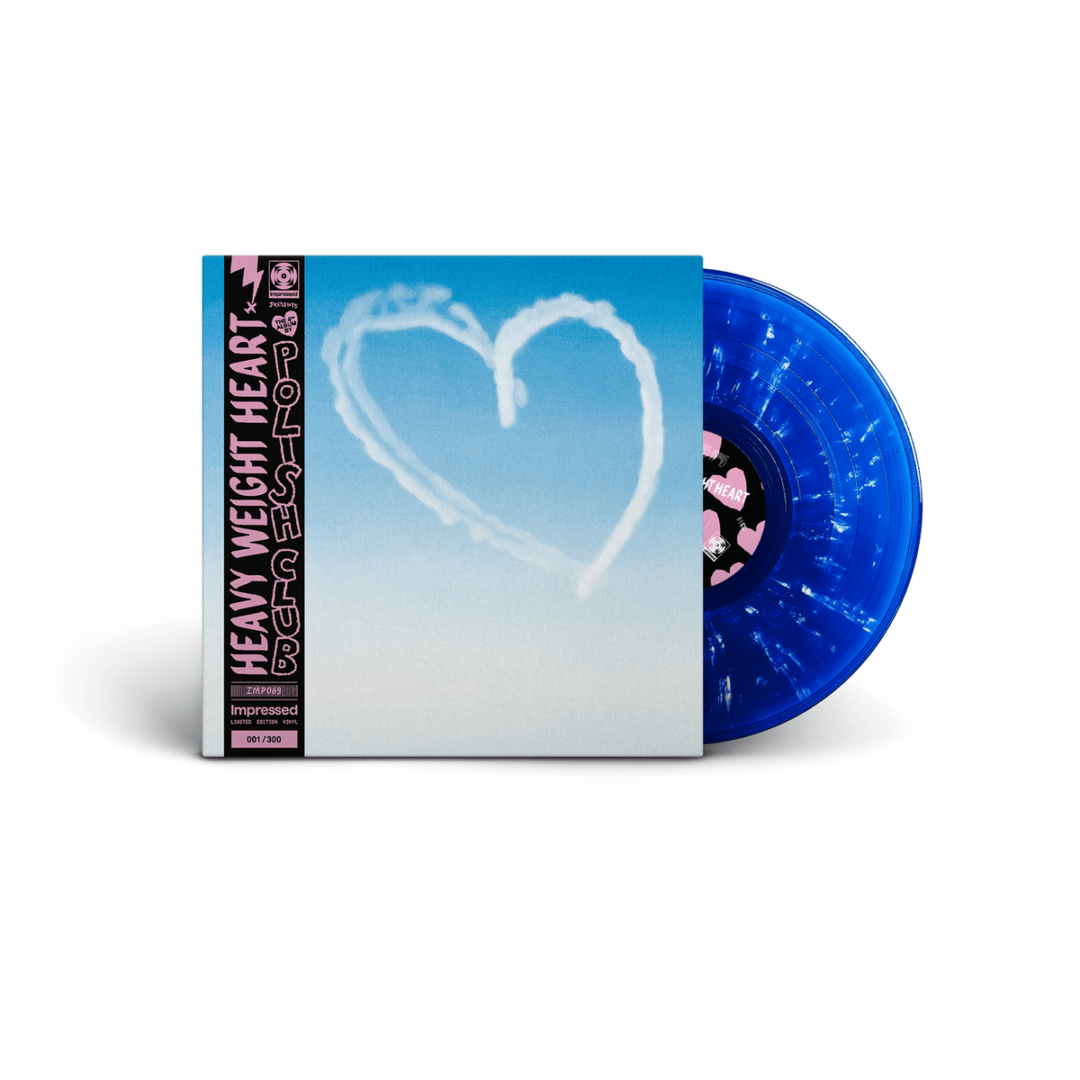 Polish Club - Heavy Weight Heart - Blue & White Splatter 【Vinyl LP 】