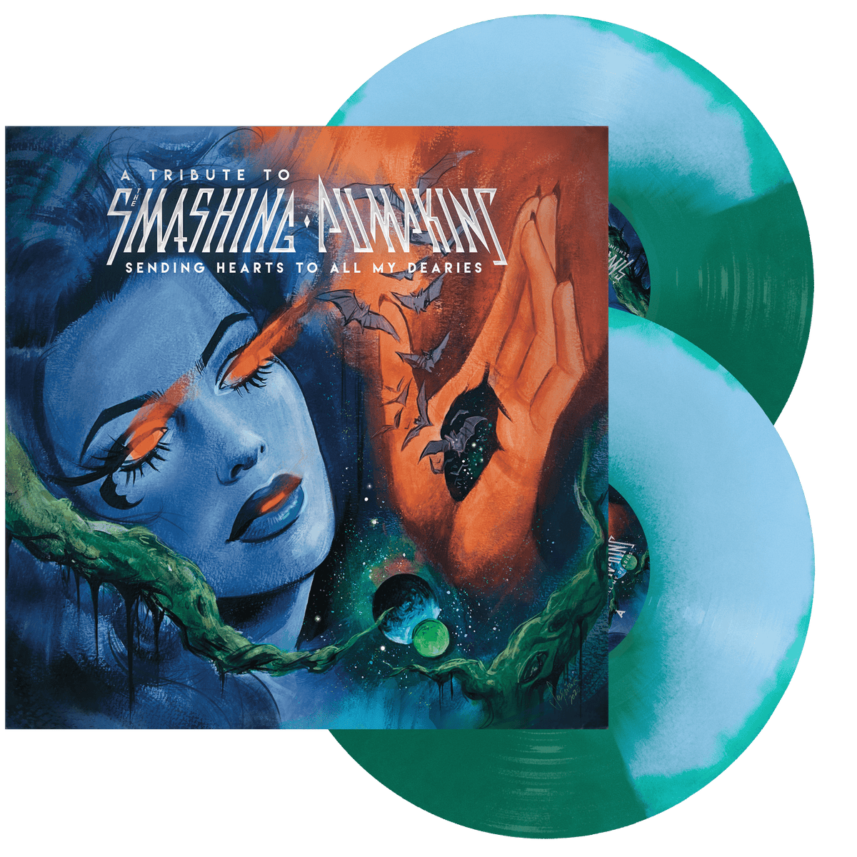 Various Artists - A Tribute to Smashing Pumpkins: Sending Hearts To All My Dearies - Blue & Green 【Vinyl LP 】