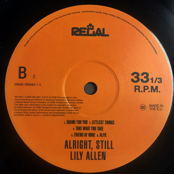 Lily Allen - Alright, Still (LP) (Near Mint (NM or M-))(Used Vinyl)