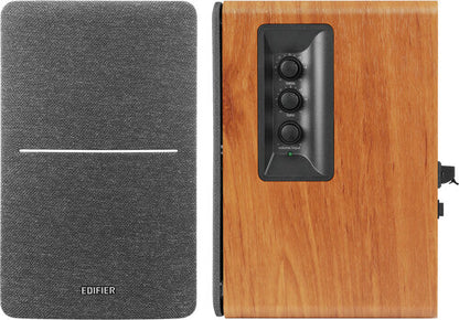 Edifier R1280DBs Bluetooth 5.0 Wireless Desktop/Bookshelf Speakers -42 Watts (Brown)