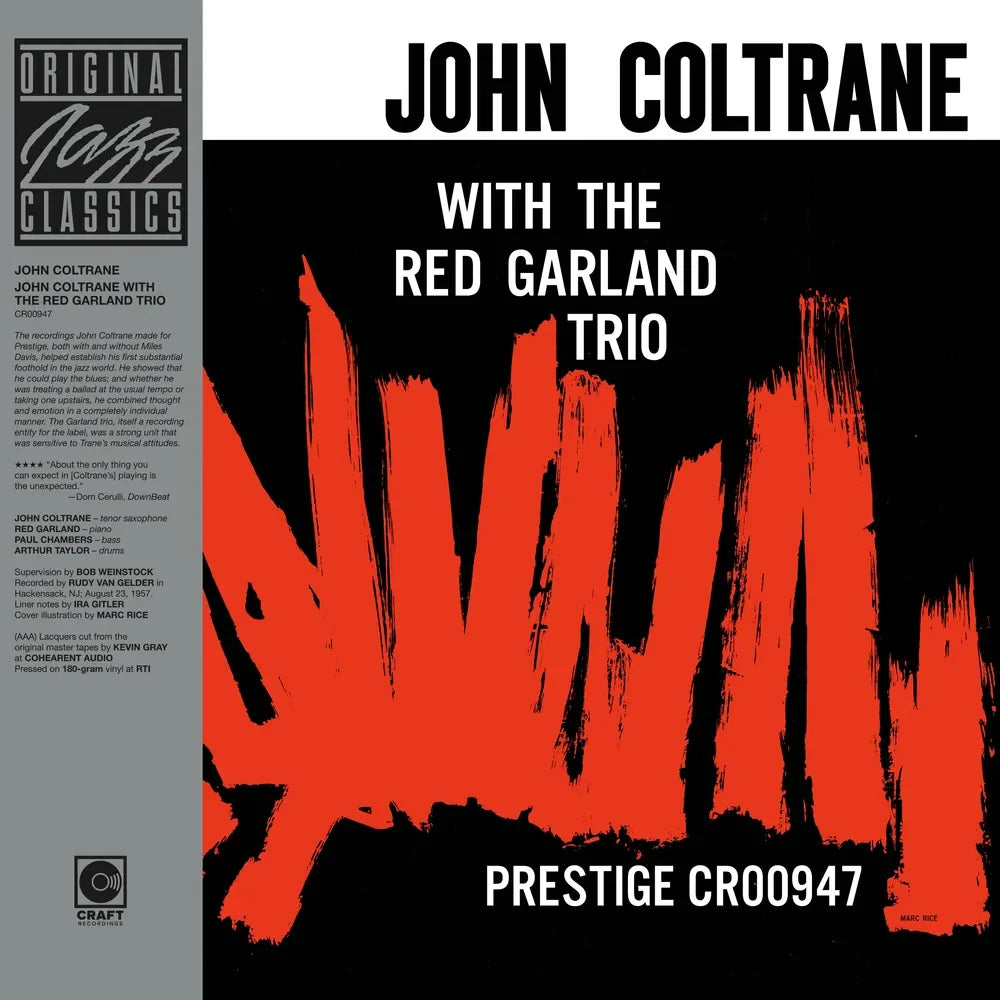 John Coltrane - John Coltrane With The Red Garland Trio - Original Jazz Classics Series LP (180g black tip-on w obi) (Preorder: Ships October 9, 2026)