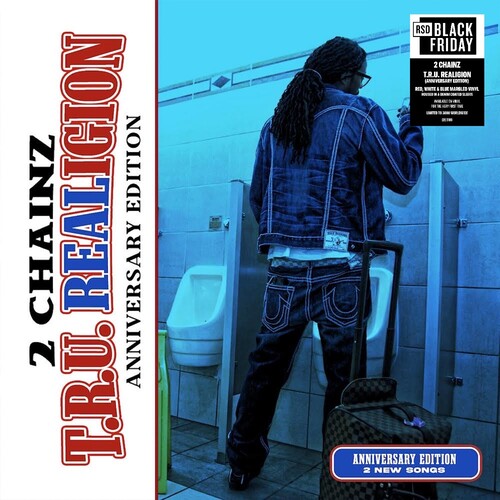 2 Chainz - T.R.U. REALigion LP (RSDBF 2025 Anniversary Edition, Red, White, & Blue Marbled Vinyl, Exclusive)