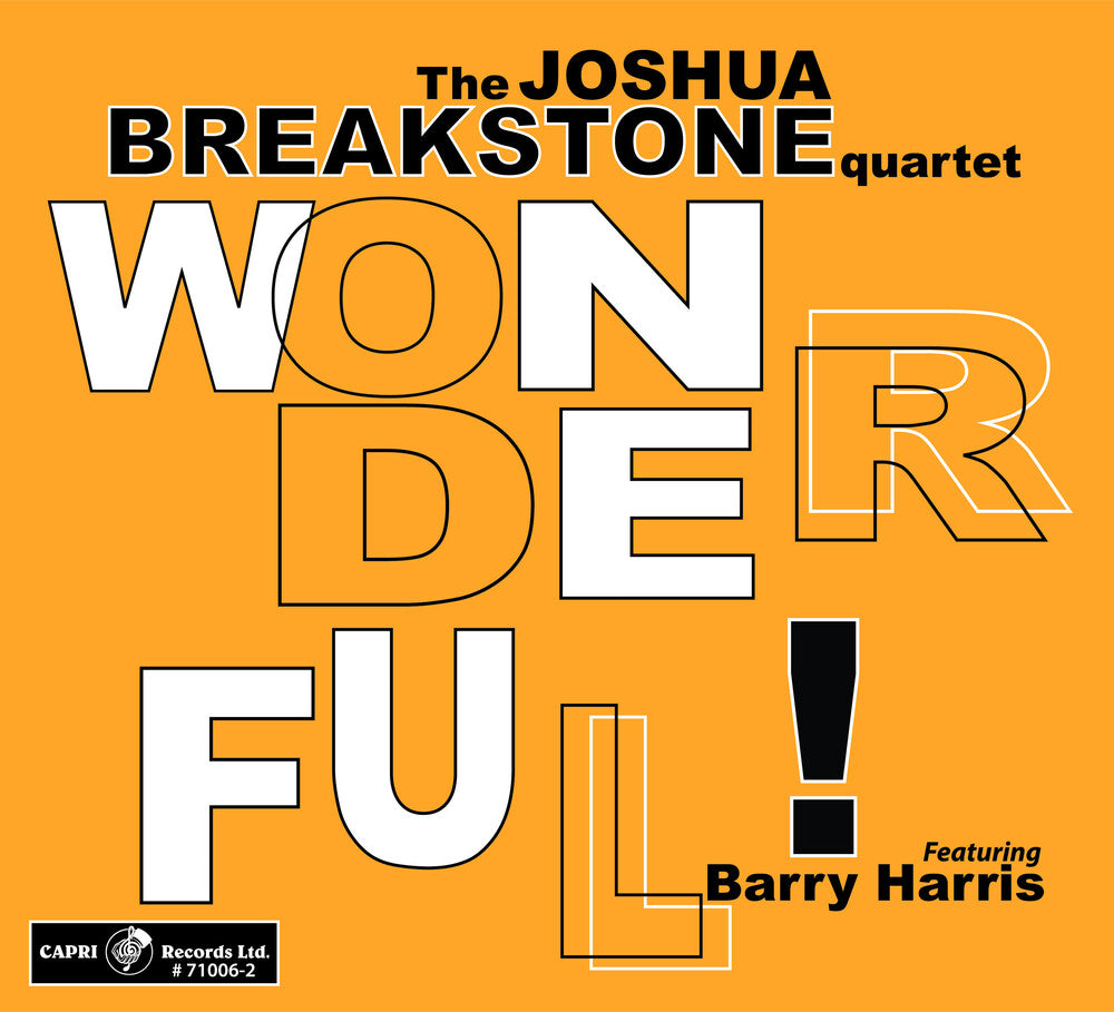Joshua & Barry Harris Breakstone - Wonderful! CD