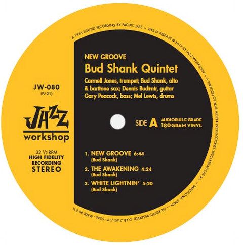Bud Shank - New Groove LP (Limited Edition, Audiophile, Jazz Workshop)