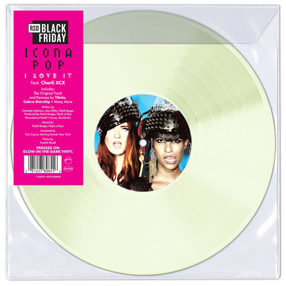 Icona Pop - I Love It Featuring Charli XCX - RSD Black Friday 2025 Glow in the Dark (Vinyl LP)