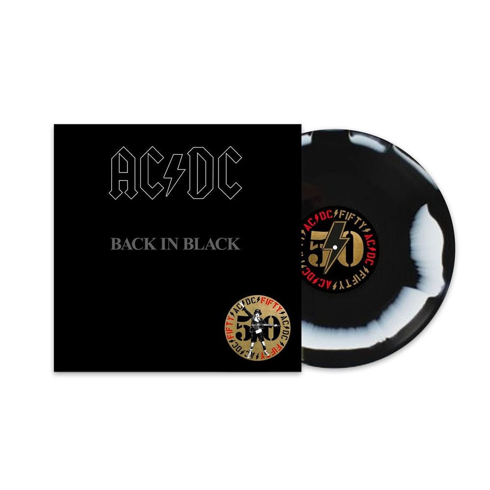 AC/DC - Back In Black - 50th Anniversary Black & White (Vinyl LP)