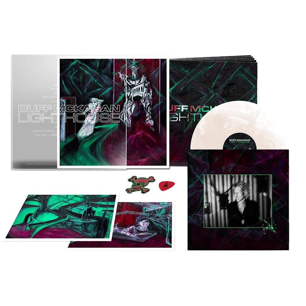 Duff McKagan - Lighthouse (Deluxe Milky White Marble Lp - (Vinyl LP)