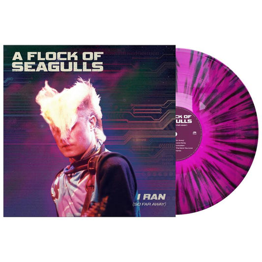 Flock of Seagulls - I Ran - So Far Away - Purple & Black Splatter - (Vinyl LP)