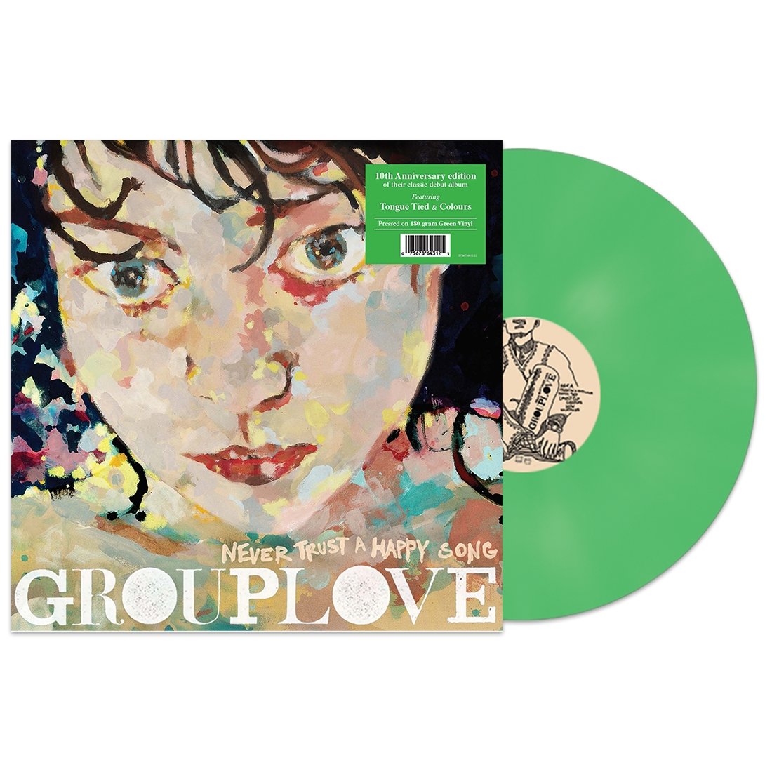 Grouplove - Never Trust A Happy Song - Green (Vinyl LP)