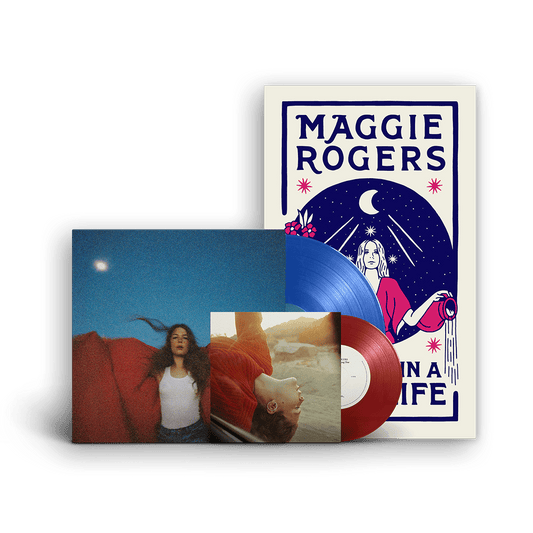 Maggie Rogers - Heard It In A Past Life - 5th Anniversary Blue (Vinyl LP) with Bonus Red 7" & Poster