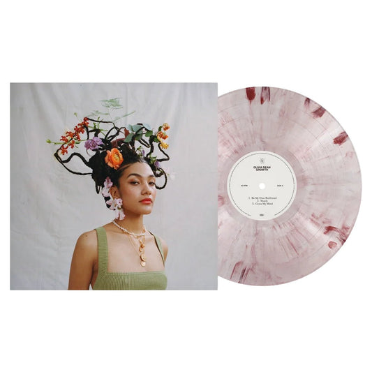 Olivia Dean - Growth (5th Anniversary) - Pink Marble Vinyl EP Record
