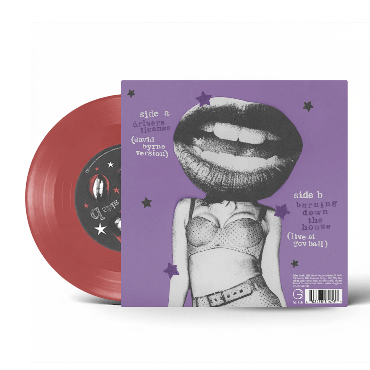 Olivia Rodrigo - Drivers License / Burning Down The House - 7" Vinyl Single