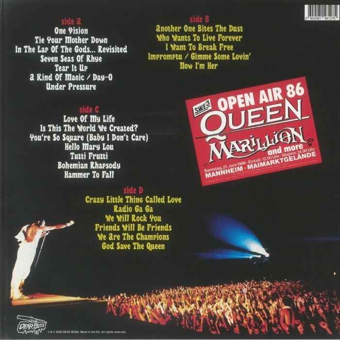 Queen - Live In Mannheim 1986 - Yellow
